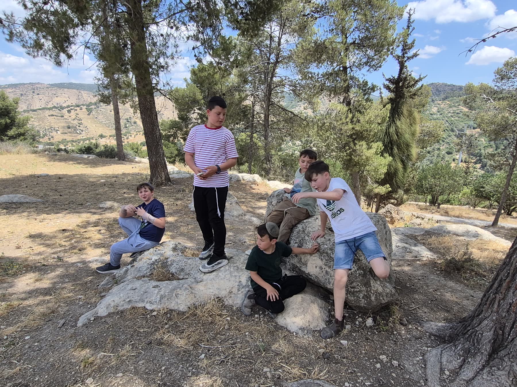 BNA learning conversation outdoors